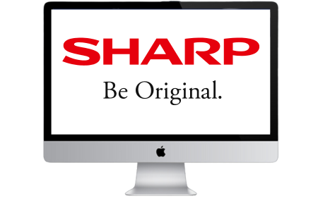 SHARP Computer Logo