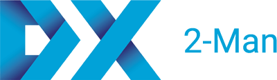 DX 2 man logo