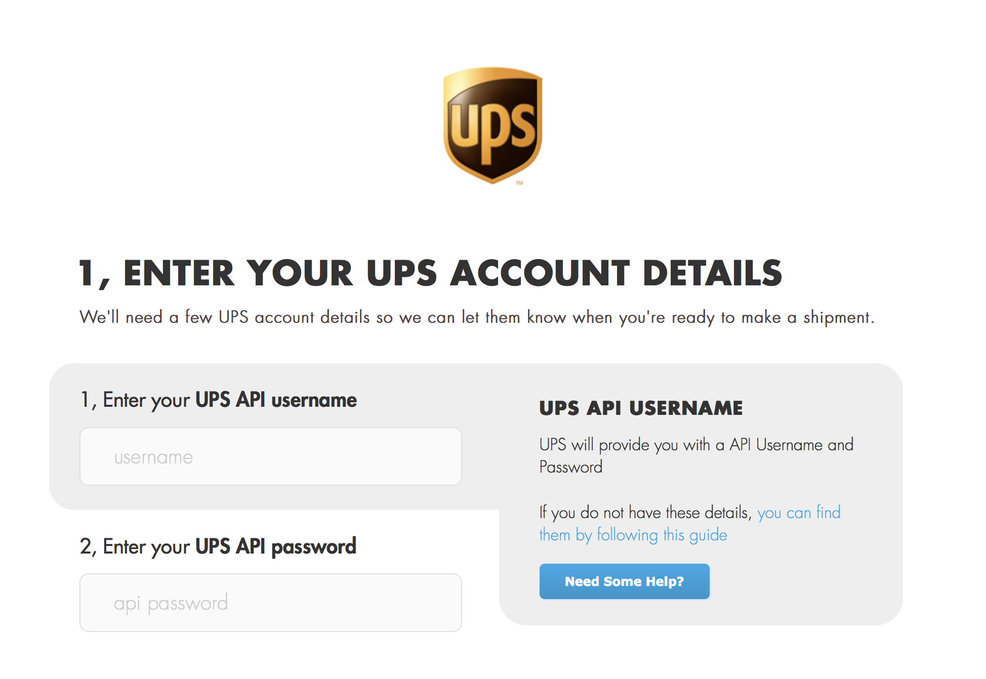 Ups connect